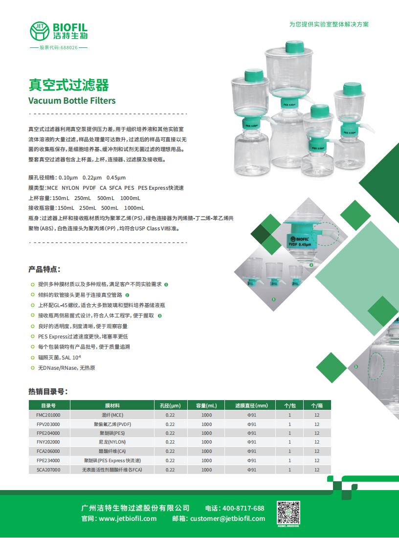 真空式過濾器